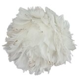  Novogodišnji ukras perije 10cm beli | ePonuda.com