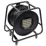 Omnitronic Večžilni kabelski boben 24IN / 4OUT\, XLR 30m Multicore kabel na bobnu 24IN/4OUT\, XLR 30m, (20428225) | Shoptok.si