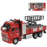 Magic Toys Fire Truck: Vatrogasno vozilo s podiznom košarom na zamašnjak sa svjetlom i zvukom 20 cm | shoptok.hr