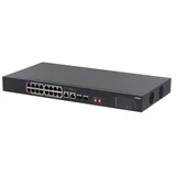 Technology PoE S3218-16ET-135 network switch Unmanaged L2 Gigabit Ethernet (10 /100 /1000) Power over Ethernet (PoE) 1U Black