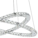 Eglo varrazo visilica/2, led, 29,6w, prečnik 550, hrom/kristal | Eponuda.com