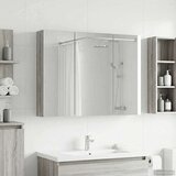  Kupaonski ormar s ogledalom Siva Sonoma 100 x 14 5 x 70 cm | shoptok.hr