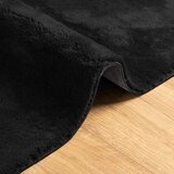 vidaXL Preproga s kratkimi vlakni mehka pralna črna 140x200 cm | Shoptok.si