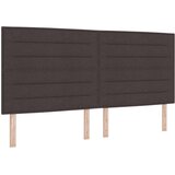  Krevet s oprugom s madracem &amp LED Tamno smeđi 200x200 cm Tkanina | shoptok.hr