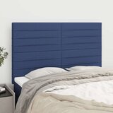  Uzglavlja 4 kom plavi 72 x 5 x 78/88 cm od tkanine Cijene