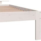  Okvir za krevet od masivne borovine bijeli 100 x 200 cm | shoptok.hr