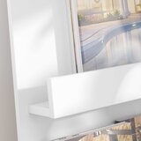  Polica za časopise Bijelo 43 x 11 x 102 cm Konstruirano drvo | shoptok.hr