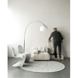 Agnella Svetlo siva volnena okrogla preproga ø 200 cm Morphic Organica – | Shoptok.si