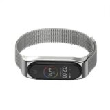 Onasi Pašček za uro Xiaomi Mi Band 3 in 4 - kromiran srebrn | Shoptok.si