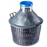 KADAX Ženska steklenica Balloon 10L za vino in likerje v košarici, steklenica Galon za vino s pokrovčkom, (5000354978) | Shoptok.si