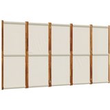 Sobna pregrada s 5 panela svjetlosiva 350x180 cm | Eponuda.com