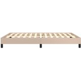  Okvir za krevet boja cappuccina 140x190 cm od umjetne kože | Eponuda.com