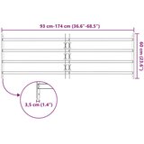  Sigurnosna rešetka za prozore s 4 poprečne šipke 3 pcs | shoptok.hr