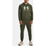 Under Armour Muški duks UA Rival Fleece Logo HD 1379758-390, Maslinasti | Eponuda.com