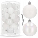 springos BOŽIČNE KROGE ZA BOŽIČNO JELKO, 30 kom, SET 6/5/4 cm, NELOMLJIVE PREMIUM, (21637979) Cene