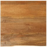 Stolna ploča sa živim rubom 80x80x2,5 cm od masivnog drva manga | shoptok.hr