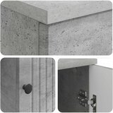  Stol Betonska siva 142,5 x 50 x 75 cm Konstruirano drvo | shoptok.hr