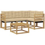 vidaXL Zunanja garnitura za sedenje z blazino 5 pcs, (5000282185) | Shoptok.si