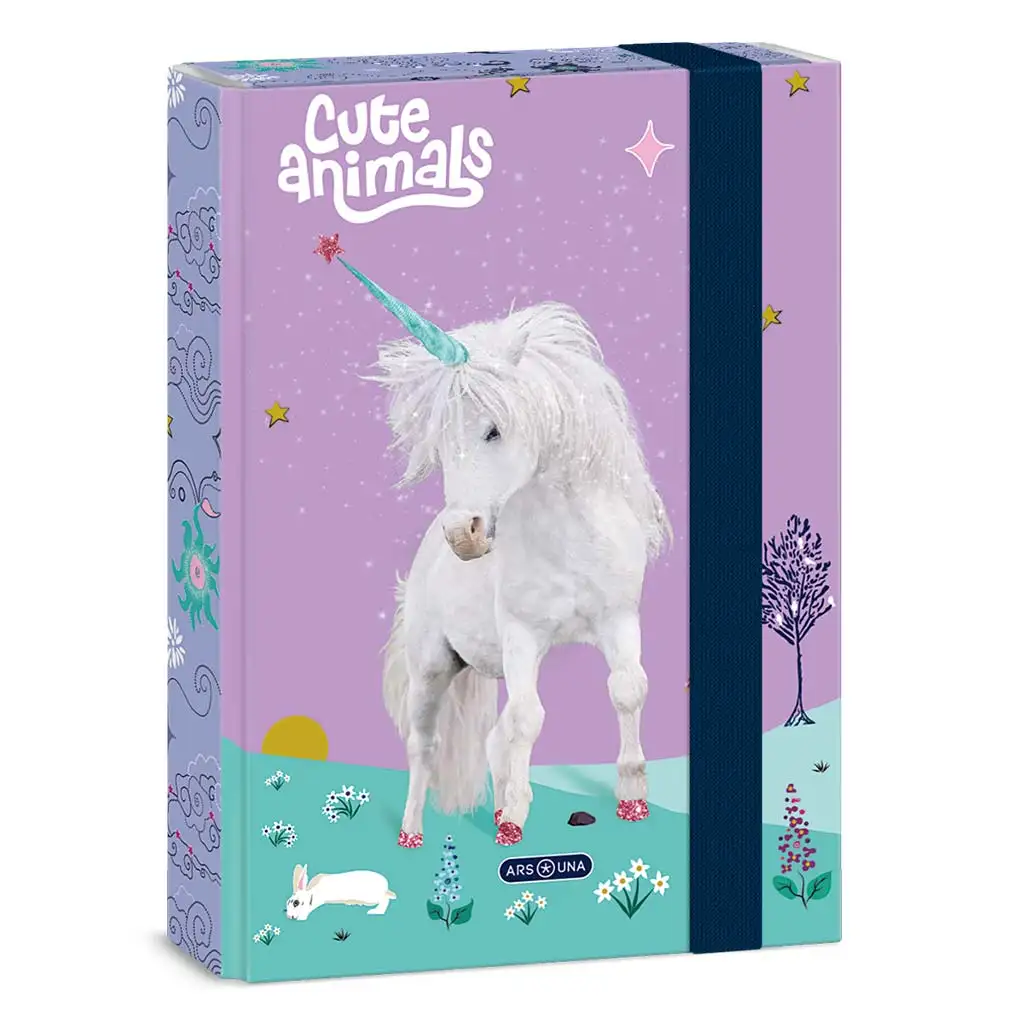 Ars Una cute animals unicorn A/5 kutija za bilježnice | shoptok.hr