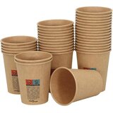  Papirnate šalice za kavu 1000 kom 8 oz 200 ml smeđe | shoptok.hr