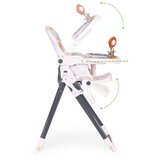 ECO TOYS sklopiva hranilica za bebe s igračkama, bijela | shoptok.hr