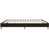  Za krevet s oprugama crni 180 x 200 cm od tkanine | shoptok.hr
