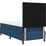  Krevet s opruga kutije s LED trakama Plava 90 x 190 cm tkanina | shoptok.hr