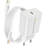 Oem Mayaxess, Omrežni polnilnik za iPhone 16e 20W + 1m USB-C kabel, Bela, (5000275909) Cene