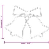  Figura božićnih zvona sa 72 LED žarulje 50 x 56 cm | shoptok.hr