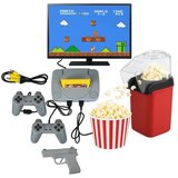  Aparat za kokice + Retro konzola sa ugrađenim igricama | Eponuda.com