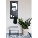 White Label Svetlo siv tabure Milou – | Shoptok.si