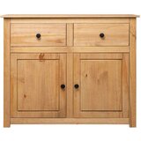vidaXL Komoda od masivne borovine 93 x 40 x 80 cm asortiman Panama | shoptok.hr