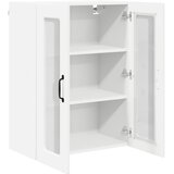  Zidni stakleni ormarić Bijelo 60 x 31 x 80 cm Konstruirano drvo | shoptok.hr