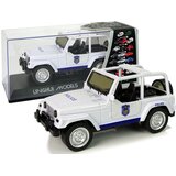  Terenski policijski auto za igru 17 cm - bijeli | Shoptok.si