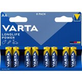 Varta alkalna baterija R6 (aa) longlife power 8 kom | ePonuda.com