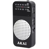 Akai radio džepni, FM, AM, analogna skala, slušalice, 2x AAA bat., crni APR-250 Cijene