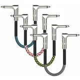 Parts CA2P patch kabel 20 cm/5 mm (4-kom, BK, BU, RD & YW)