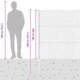 vidaXL Ogradni stupovi 22 kom U-kanal Siva 160 cm Čeličana | shoptok.hr