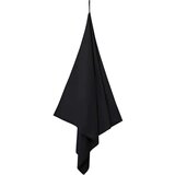 vidaXL Športne brisače 2 pcs Črna 200 x 100 cm Poliester in poliamid | Shoptok.si