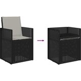  Vrtni set za objed s jastukom 7 pcs Antracit i Svjetlosiva PP | shoptok.hr