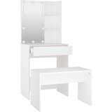  Set toaletnog stolića LED bijeli od konstruiranog drva | shoptok.hr