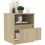  Nočna omarica 2 kosa sonoma hrast 40x40x50 cm iverna plošča, (20734562) | Shoptok.si