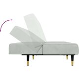  2-dijelni set sofa svjetlosivi baršunasti | shoptok.hr
