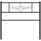  Metalno uzglavlje crno 75 cm | shoptok.hr