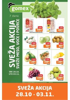 Gomex katalog - Sveža akcija