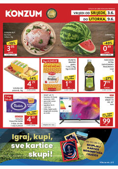 Konzum kataloška akcija