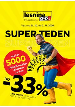 Lesnina XXXL katalog - Super teden