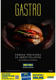 Metro katalog - Gastro ponuda proizvoda za ugostiteljstvo