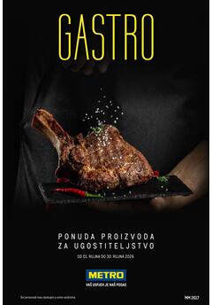 Metro gastro - ponuda proizvoda za ugostiteljstvo