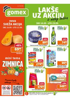 Gomex katalog hrana